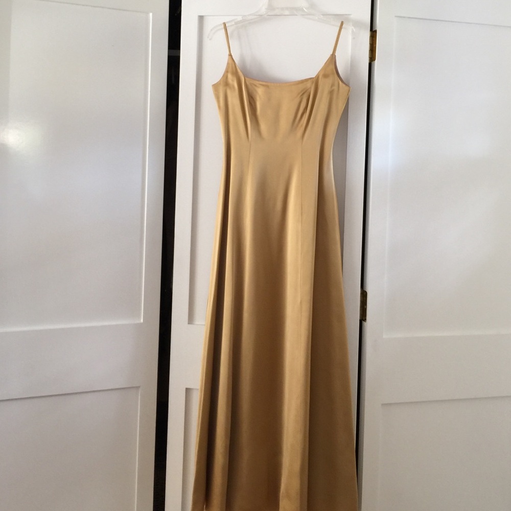Glamorous gold formal gown